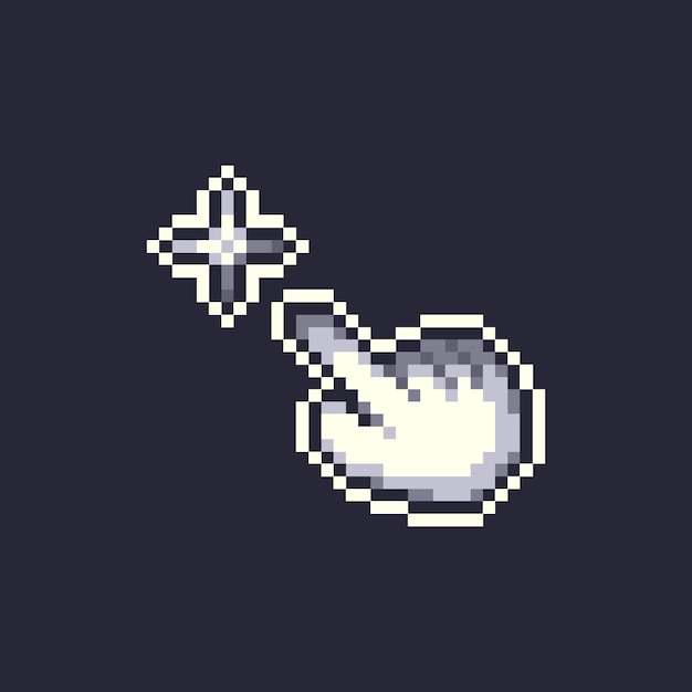 icona del cursore pixel art