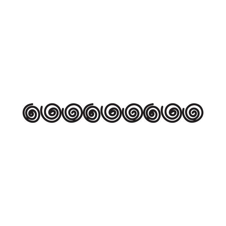 Vettore icona del design del telaio della linea di confine della forma astratta per l'elemento decorativo vintage doodle per il design