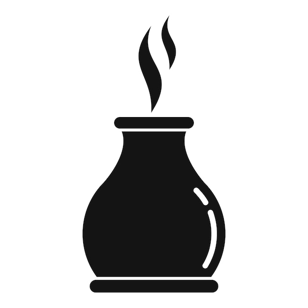 Icona del diffusore ionizzatore Semplice illustrazione dell'icona vettoriale del diffusore ionizzatore per il web design isolato su sfondo bianco