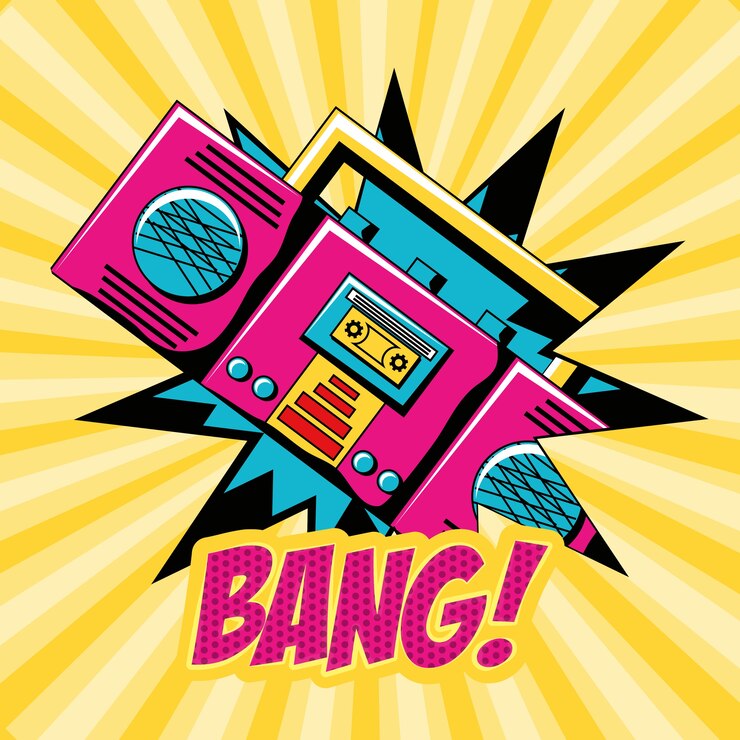 Vettore icona del dispositivo boombox