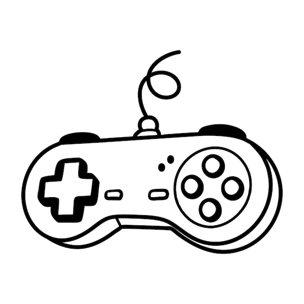 Icona del joystick in stile disegno