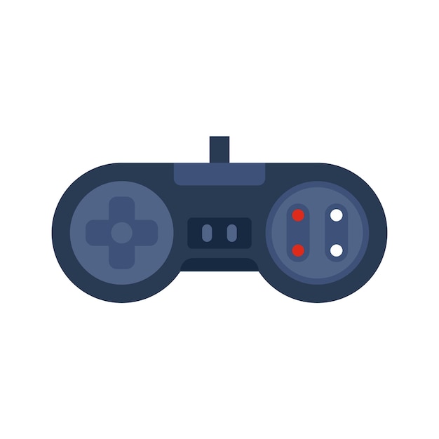 Icona del joystick per giochi arcade Illustrazione piatta dell'icona vettoriale del joystick per giochi arcade isolata su sfondo bianco