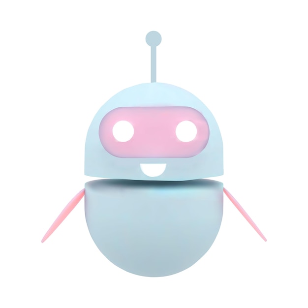 Icona del robot chatbot accedi in stile cartoon Concetto di servizio di supporto Illustrazione vettoriale isolata su sfondo bianco