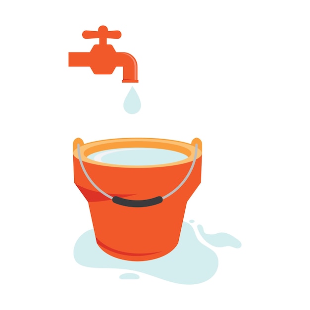 Icona del secchio d'acqua