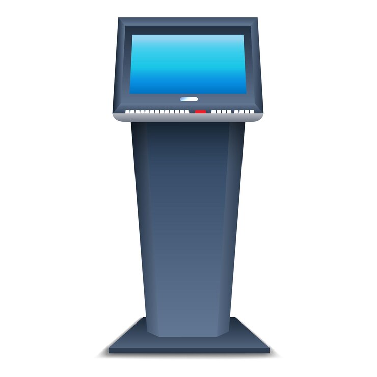 Vettore icona del supporto dello schermo illustrazione realistica dell'icona vettoriale del supporto dello schermo per il web design isolato su sfondo bianco