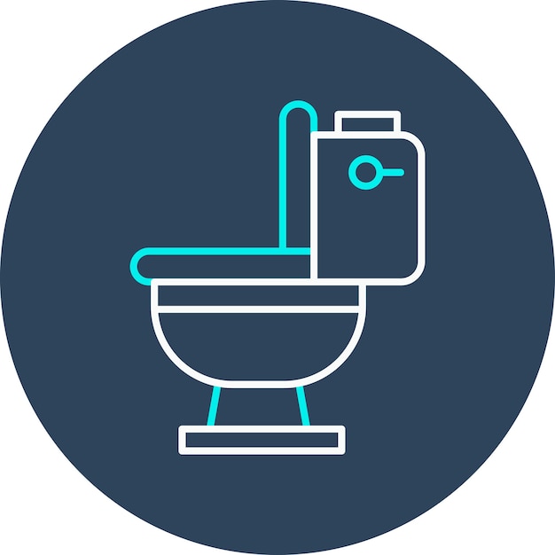 Icona del vettore del bagno Può essere utilizzata per l'icona di routine igienica