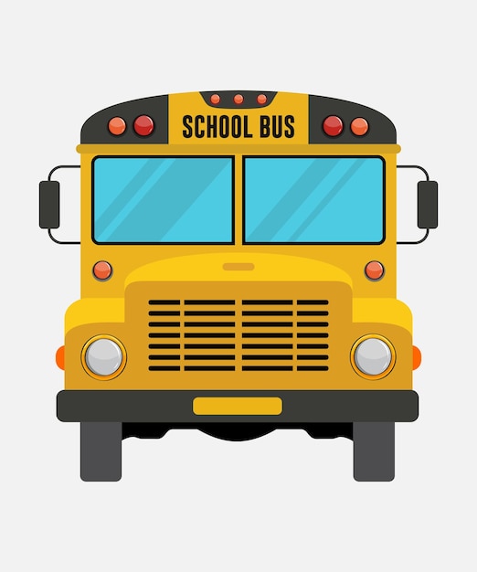 icona del vettore dello scuolabus2
