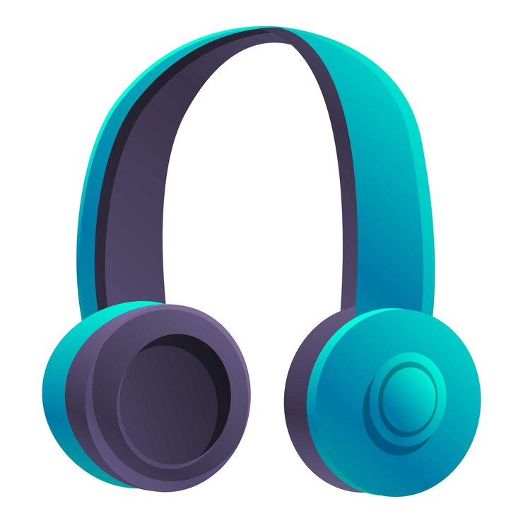 Vettore icona dell'auricolare bluetooth cartoon di icona vettoriale dell'auricolare bluetooth per il web design isolato su sfondo bianco