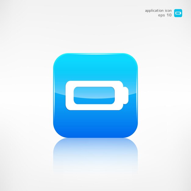 Icona della batteria Illustrazione del simbolo dell'accumulatore