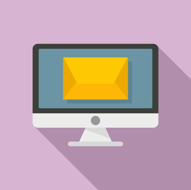 Icona della lettera e-mail di remarketing Illustrazione piatta dell'icona vettoriale della lettera e-mail di remarketing per il web design