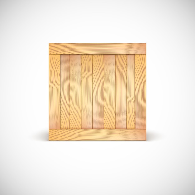 Icona della scatola di legno