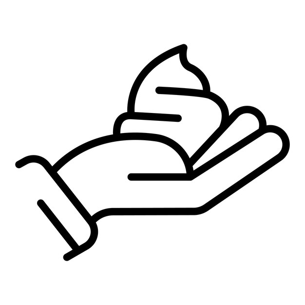Icona della schiuma detergente Icona vettoriale della schiuma detergente per il web design isolata su sfondo bianco