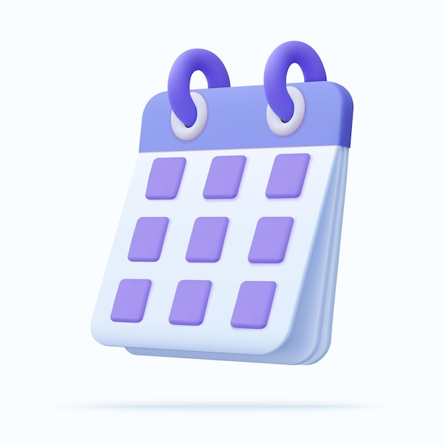 Icona di assegnazione del calendario Concetto di pianificazione