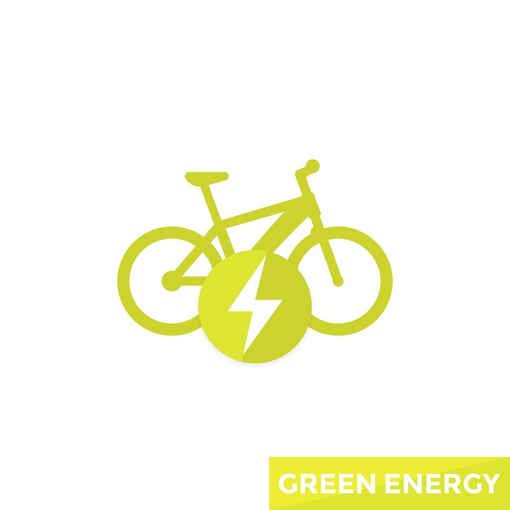 Icona di bicicletta elettrica ebike