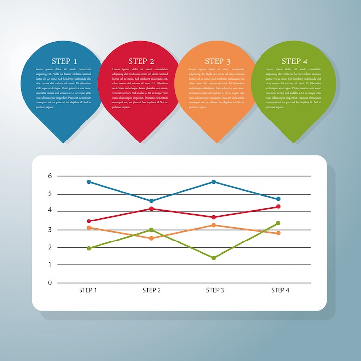 Vettore icona di infografica