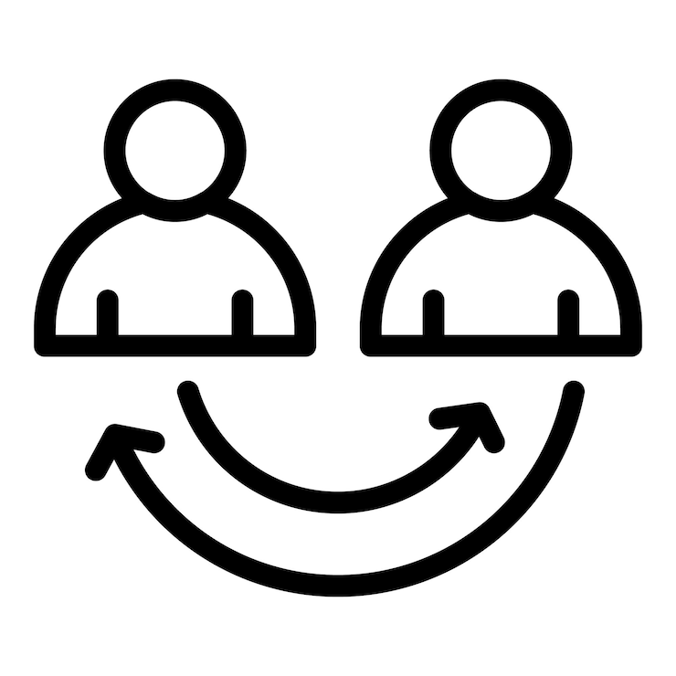 Vettore icona di modifica dell'outsourcing icona del vettore di modifica del outsourcing per la progettazione web isolata su sfondo bianco