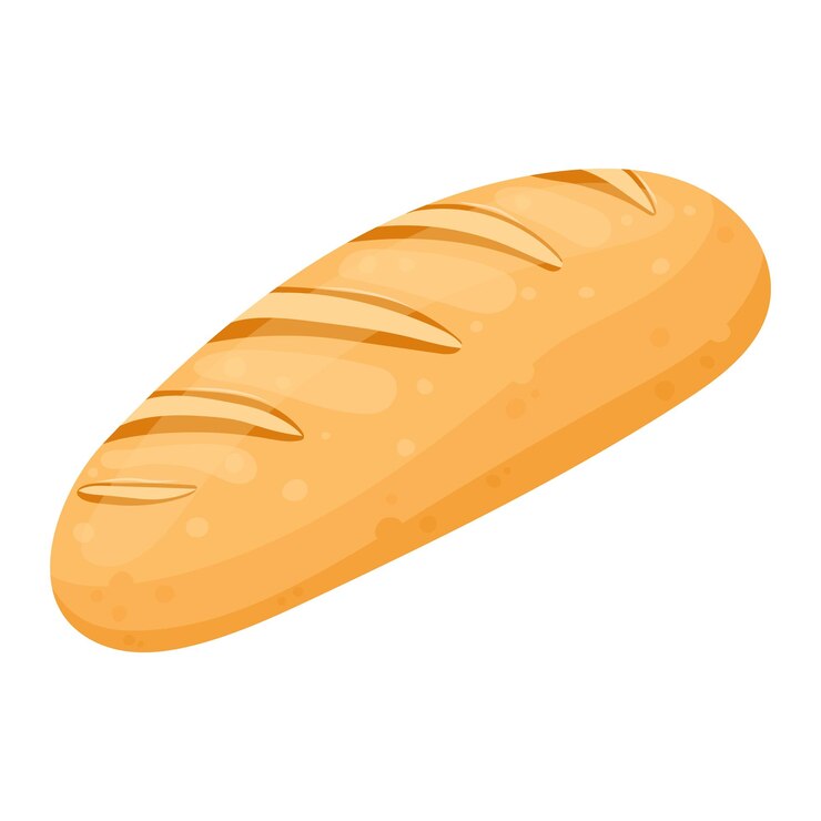 Vettore icona di panetteria di pane pane di grano fresco vettore isolato su sfondo bianco