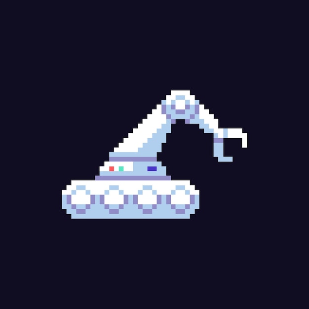 icona di robot pixel art per l'asset