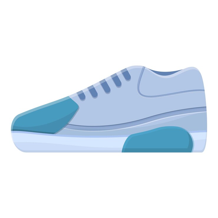 Vettore icona di scarpe da ginnastica nike icona vettoriale di caricature di sneaker nike per il web design isolata su sfondo bianco