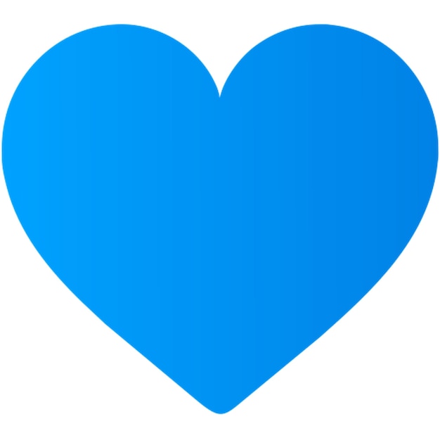 icona di scultura di cuore di vetro