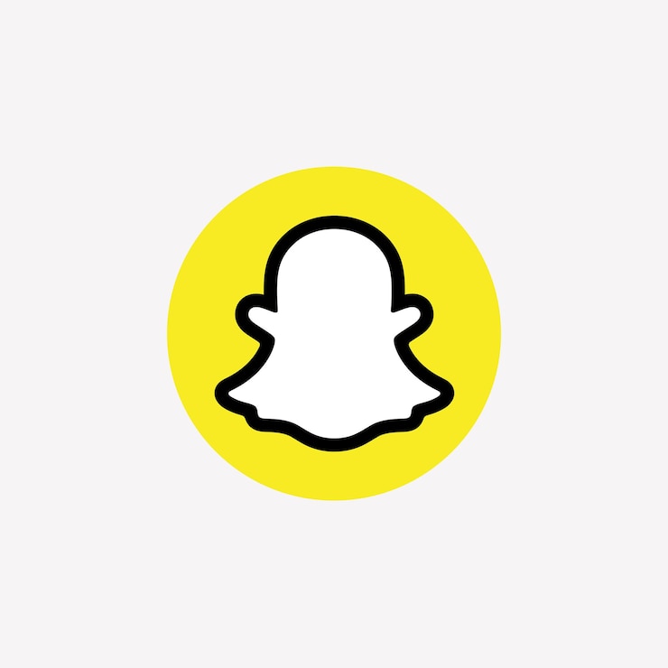 Vettore icona di snapchat