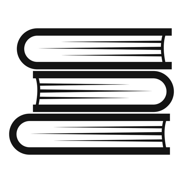 Icona di tre tutorial Illustrazione semplice di tre icone vettoriali di tutorial per il web