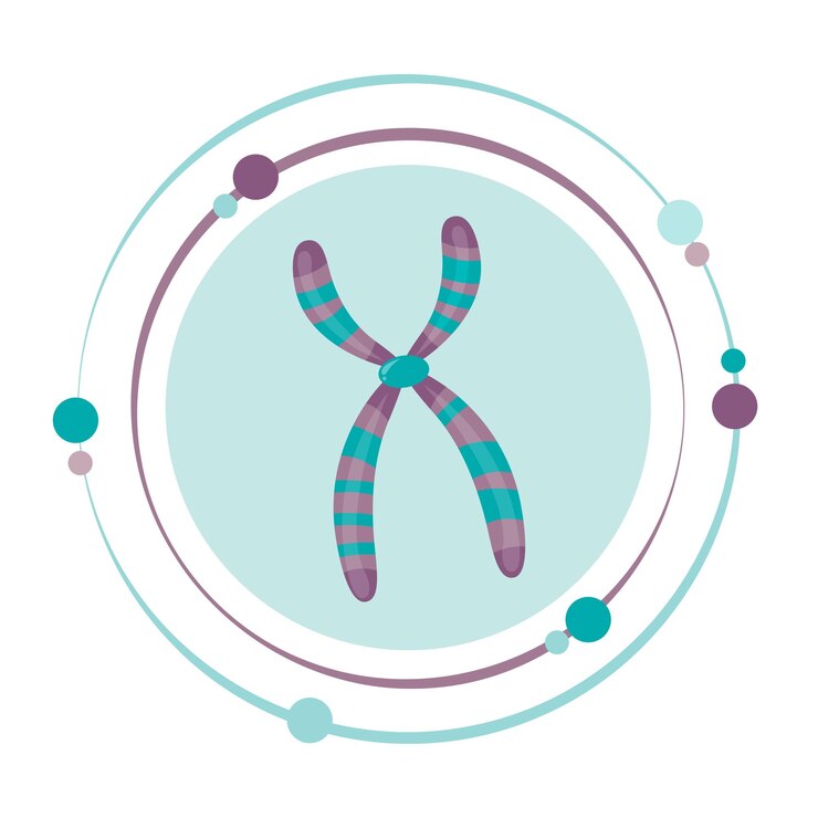 Vettore icona grafica dell'illustrazione vettoriale delle scienze del genoma del dna