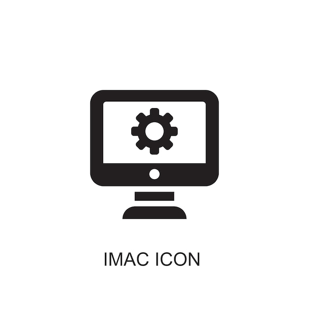 Icona icona vettore imac