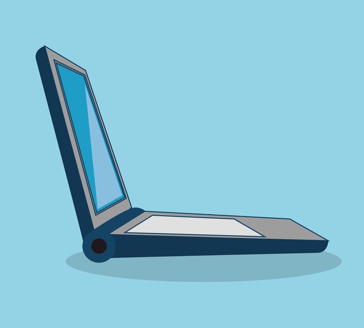 Vettore icona isolata del computer portatile