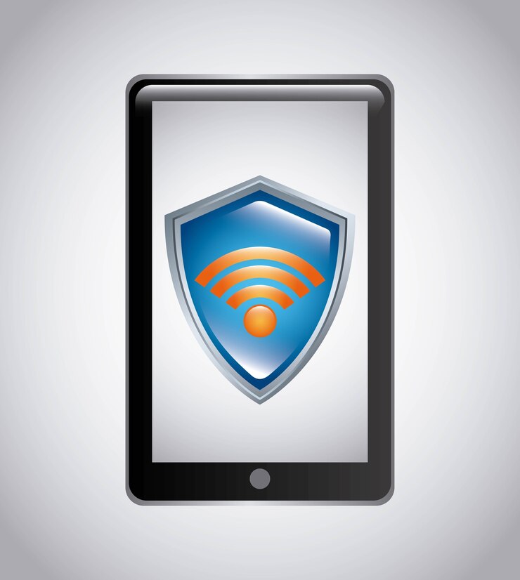 Vettore icona isolata di servizio di connessione wifi