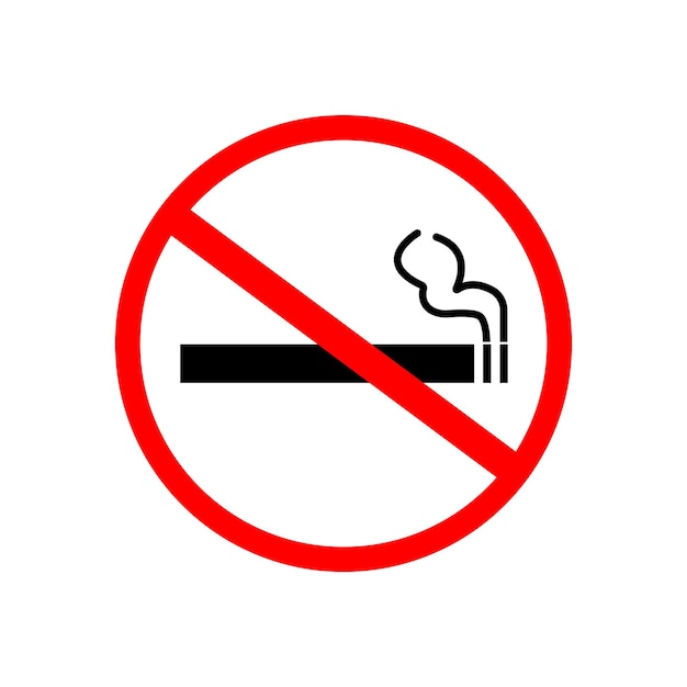 Icona non fumatori Grafica vettoriale