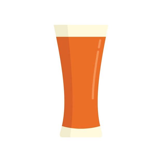 Icona succo fresco di pomodoro Illustrazione piatta dell'icona vettoriale succo fresco di pomodoro per il web design isolato
