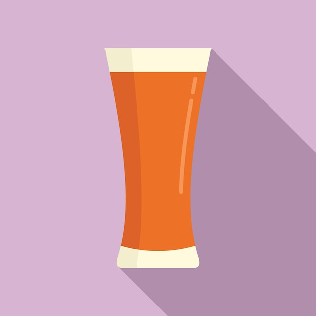 Icona succo fresco di pomodoro Illustrazione piatta dell'icona vettoriale succo fresco di pomodoro per il web design