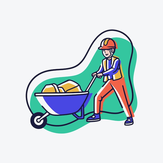 Icona uno studente è seduto su una sedia e sta facendo un incarico con la sua illustrazione di scene pop della linea del computer portatile