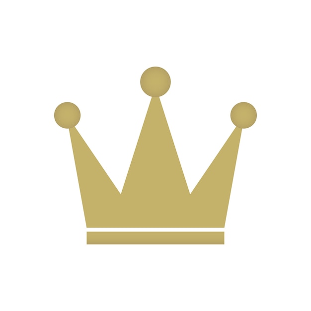 Icona vettore simbolo corona reale