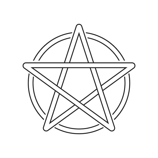Icona vettore Wicca