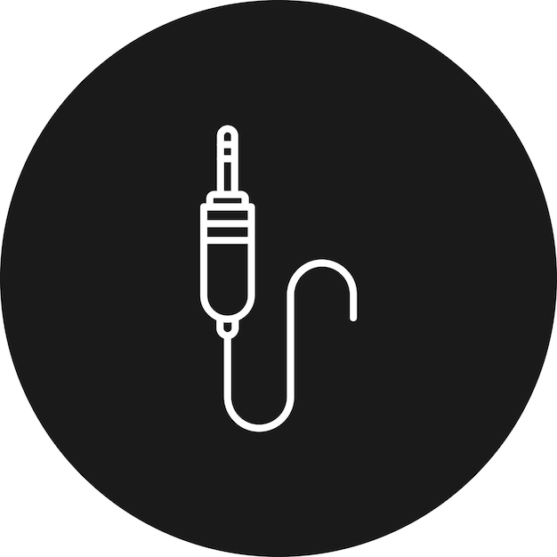 Icona vettoriale audio Può essere utilizzata per il set di icone del computer e dell'hardware