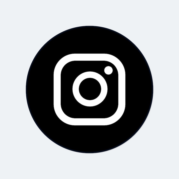 Vettore icona vettoriale dei social media di instagram