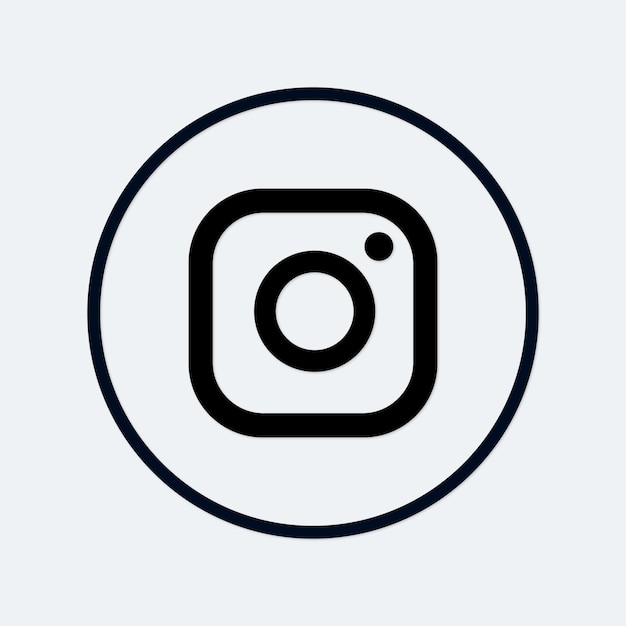 Icona vettoriale dei social media di Instagram