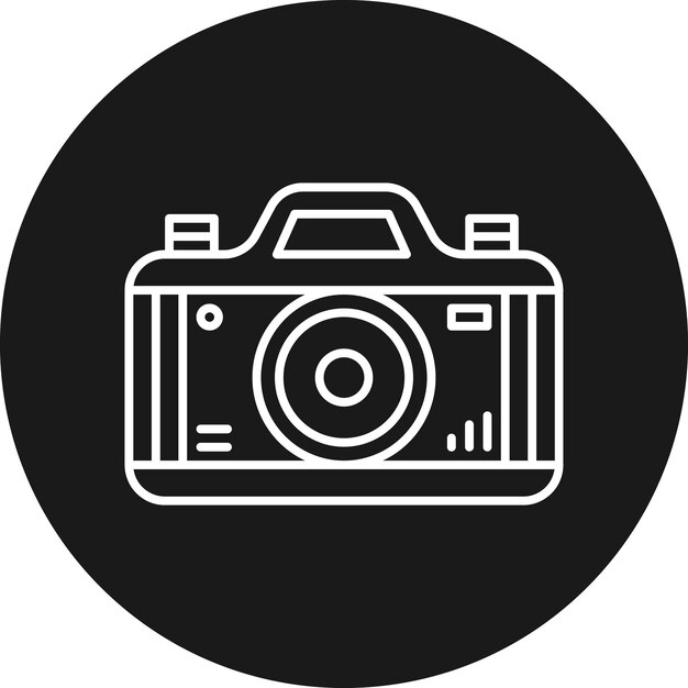 Icona vettoriale della fotocamera Può essere utilizzata per il set di icone fotografiche
