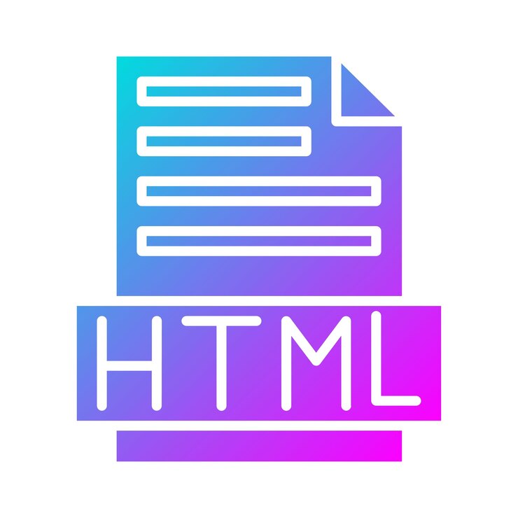 Vettore icona vettoriale di file html può essere utilizzata per la codifica e lo sviluppo di icone