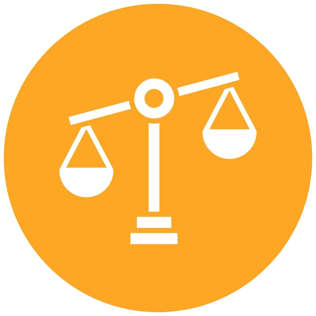 Icona vettoriale di scala Può essere utilizzata per l'icona di Business Analytics