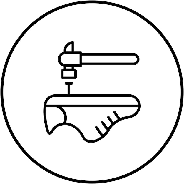 Icona vettoriale Shoemaker Può essere utilizzata per il set di icone Shoemaker