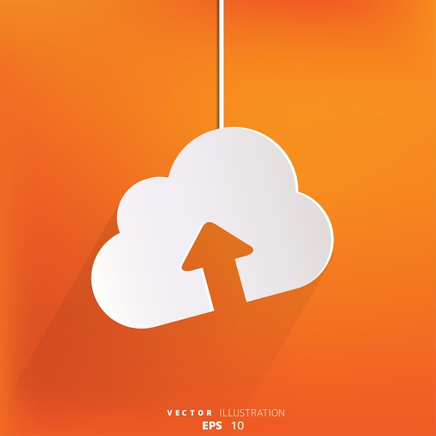 Icona web dell'applicazione di caricamento in cloud