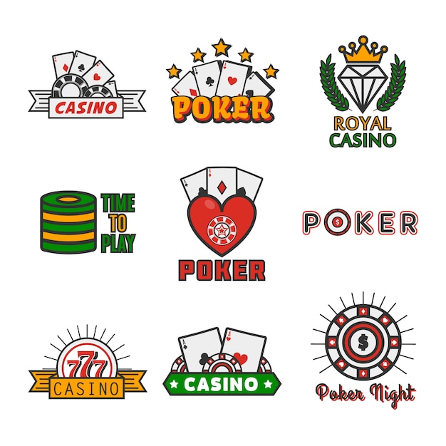Icone del casinò diverse