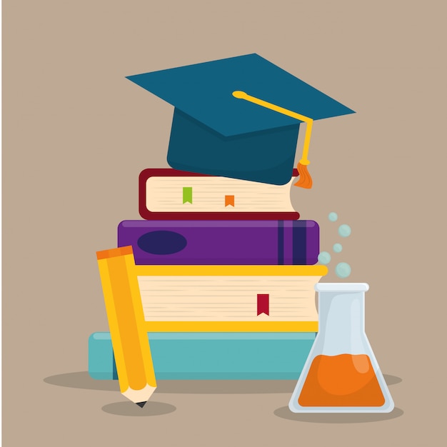 Icone di educazione ed elearning