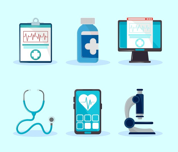 Icone di servizio medico