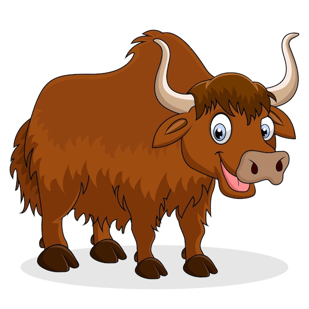 Icone e grafica di Yak Vector Funny Yak Vector