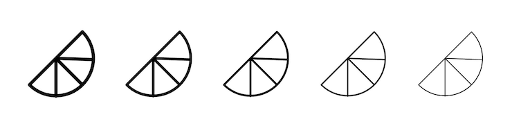 Vettore iconica arancione segno del logo vettoriale