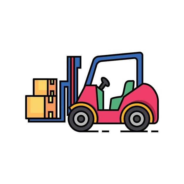 Iconica del carrello elevatore
